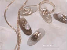 プライベートネイルサロン ママネイル(mamanail)の雰囲気（人気の大人可愛い天然石アート★）