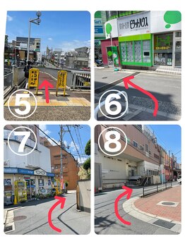 ロレインブロウ 住道店/お店までのアクセス