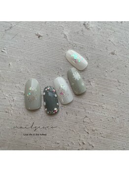 ネイルズ ココ(nails COCO)/雪の結晶ネイル