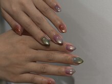ネイルサロン エルフィン ル シエル(Nailsalon elfin Le ciel)/◇カラフルマグネットネイル◇