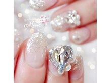 Nail salon Mirieの雰囲気(キラッキラのラメグラデーションにハートビジュー)