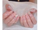 長さだし　持ち込みチークネイル