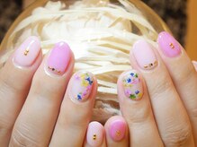 ネイルズ ララ(nails Lala)/ピンク。
