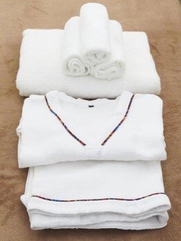 リラクゼーション 櫻/清潔なパジャマも用意してあり。