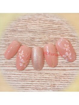 アルファ ネイルズ(ALPHA NAILS)/【特集】　Flower Nail シリーズ