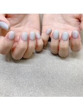 プライズアイリス アイラッシュ 池袋東口店(prize Iris eyelash)/乳白色ネイル【池袋】