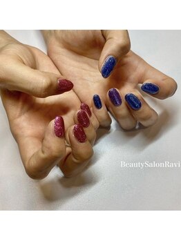 ラメワンカラー