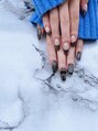 ルート(ROUTE)&nbsp;ゼブラ柄nail