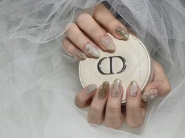 ぷっくりお花ネイル