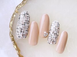 ツイードネイル￥7980