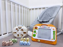 ママパパもホワイトニングに集中できるよう、キッズスペース完備