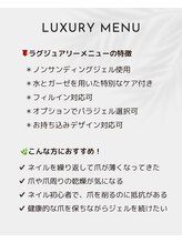 ストロベリーネイルズ(StrawberryNails)/LUXURY MENUについて