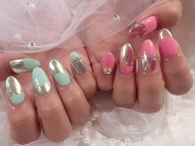 ミルキーウェイバイミーネイル 南堀江店(Milkyway by menail)/ワンホン/長さだし/持ち込み画像