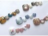 【フット/ジェルネイル】シンプルアートから季節モノも♪定額5,980～7,700円