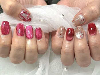 ネイルネージュ 錦糸町(Nail Neige)/持ち込み/バレンタインネイル