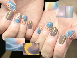 北欧おしゃれニュアンスネイル☆