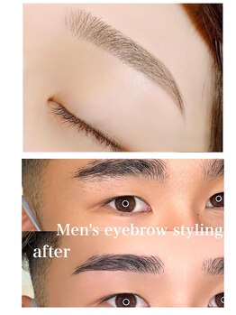 ジア(Zia)の写真/メンズ眉毛OK◎骨格・目元に合わせ、自眉毛を活かしてあなただけのオーダーメイドデザイン♪