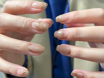 ネイルマジック 仙台一番町店(NAIL MAJIC)/うねうねニュアンスネイル☆