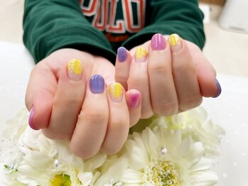 プルミエ ネイル(Premier Nail)/4本アート！ポップカラー！