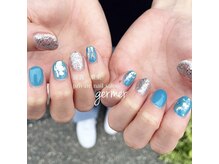 ジェルメ(germer)/ワンカラーにちょい足しアート！