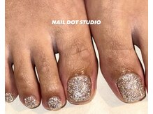 ネイルドットスタジオ 堺筋本町(NAIL DOT STUDIO)/フットワンカラー