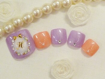 ネイルサロンレアリッチ 銀座店(Rare Rich)/フット定額¥8990 カラー変更OK