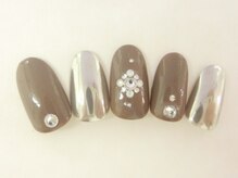 ネイルサロン ロゼオ(Nail salon Roseo)/■渋谷>7990円Set/ミラー