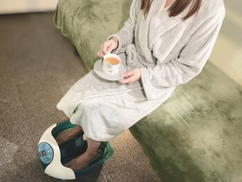 アロマリラクゼーションスパ夢心地/リンパマッサージ前に