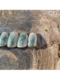 ミラーニュアンスネイル