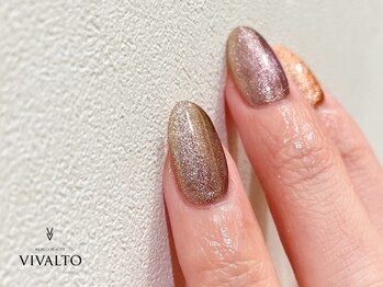 ワールド ビューティ ヴィヴァルト 宝塚店(WORLD BEAUTY VIVALTO)/秋ネイル/マグネットネイル