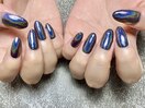 ミラーネイル(ベースカラー追加)