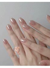 ルビー(RUBY)/(hand) ミラーネイル　¥5000