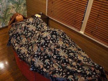 ビューティイマジン(Beauty Imagine)の写真/兵庫県では希少な寝ながら受けられるよもぎ蒸し【ハマム浴】を導入★冷え/不眠/血行促進/疲れに効果的◎