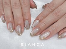 ビアンカ 川越西口店(Bianca)/マグネットにミラーフレンチ