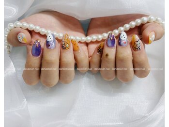 ダンデライオンネイル 北千住(dandelion nail)/ハロウィンネイル