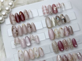 フローレスネイル 新宿店(FlawlessNail)の写真/【当店オフ代無料☆】2回目からも初回と同価格の料金設定が嬉しい♪アートコース￥7500～♪