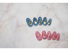 ネイルサロン ブリオン(Nail Salon Bullion)/ウェーブミラーネイル