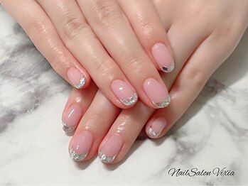 ネイルサロン ヴィクシア(Nail Salon VIXIA)/ガラスフレンチ♪