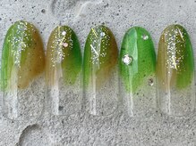 フリークネイル(FREAK Nail)/メロンカラーラメクリア ¥6500