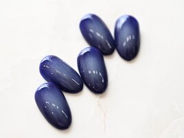 くすみカラー☆ネイビー☆チーク