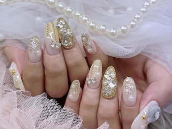 アリーズ(Allies)/冬ネイル ラメグラ 3D