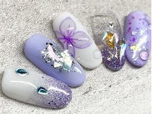 チェリーズネイル(Cherrys Nail)/パープル デザインネイル