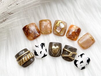 エムネイル(M-Nail)/★ニュアンス秋ネイル★