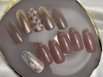 ソナネイル(SONA NAIL)の写真/【クオリティ×通いやすさ◎】人気のニュアンス・トレンドデザインも多数ご用意！理想のネイルを実現☆