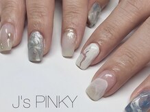 ネイルスペース ジェイズ ピンキー(NAIL SPACE J's PINKY)/夏ニュアンスネイル