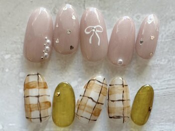 アブニール 我孫子店(ＡＶＥＮＩＲ)の写真/我孫子駅30秒☆実力派サロンの技術を実感！繊細な手描きアート×ぷるんとしたツヤ感に感動♪[我孫子]