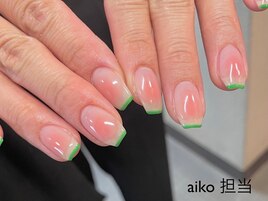 チークネイル　スキニーフレンチ
