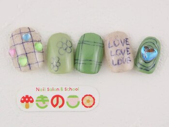 ネイルサロン きのこ/選べるデザインMコース