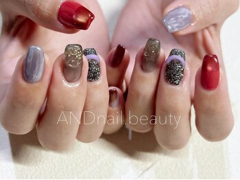 アンドネイル ビューティー(AND nail,beauty)/秋ネイル/ニュアンス/藤沢