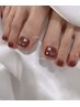【持ち込みOK】フット 親指アートコース(オフ代込み)